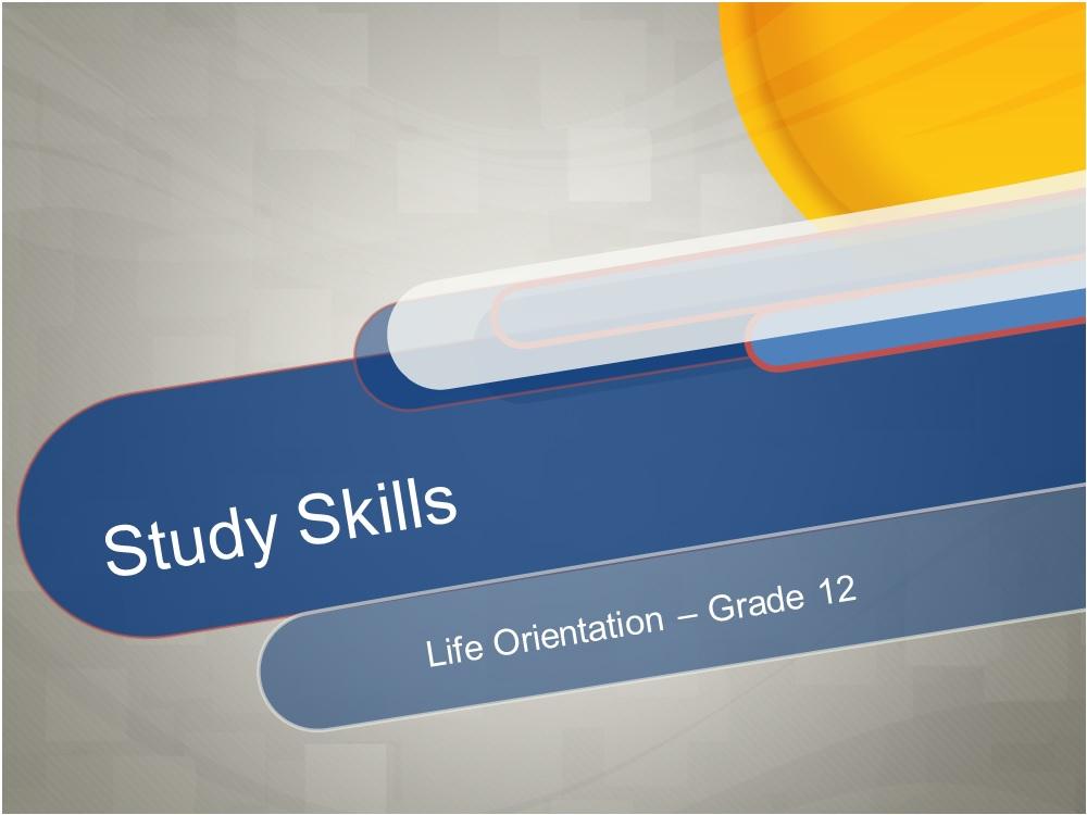 Reflect on the process of assessment and examination writing skills and apply these skills: revise own study skills, strategies and styles